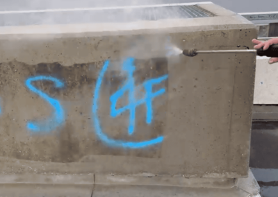 Nettoyage parking intérieur et extérieur avec autolaveuse et nettoyeur haute pression à Montigny-le-Bretonneux dans les Yvelines (78)