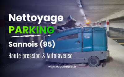Nettoyage complet d’un parking public à Sannois (95)